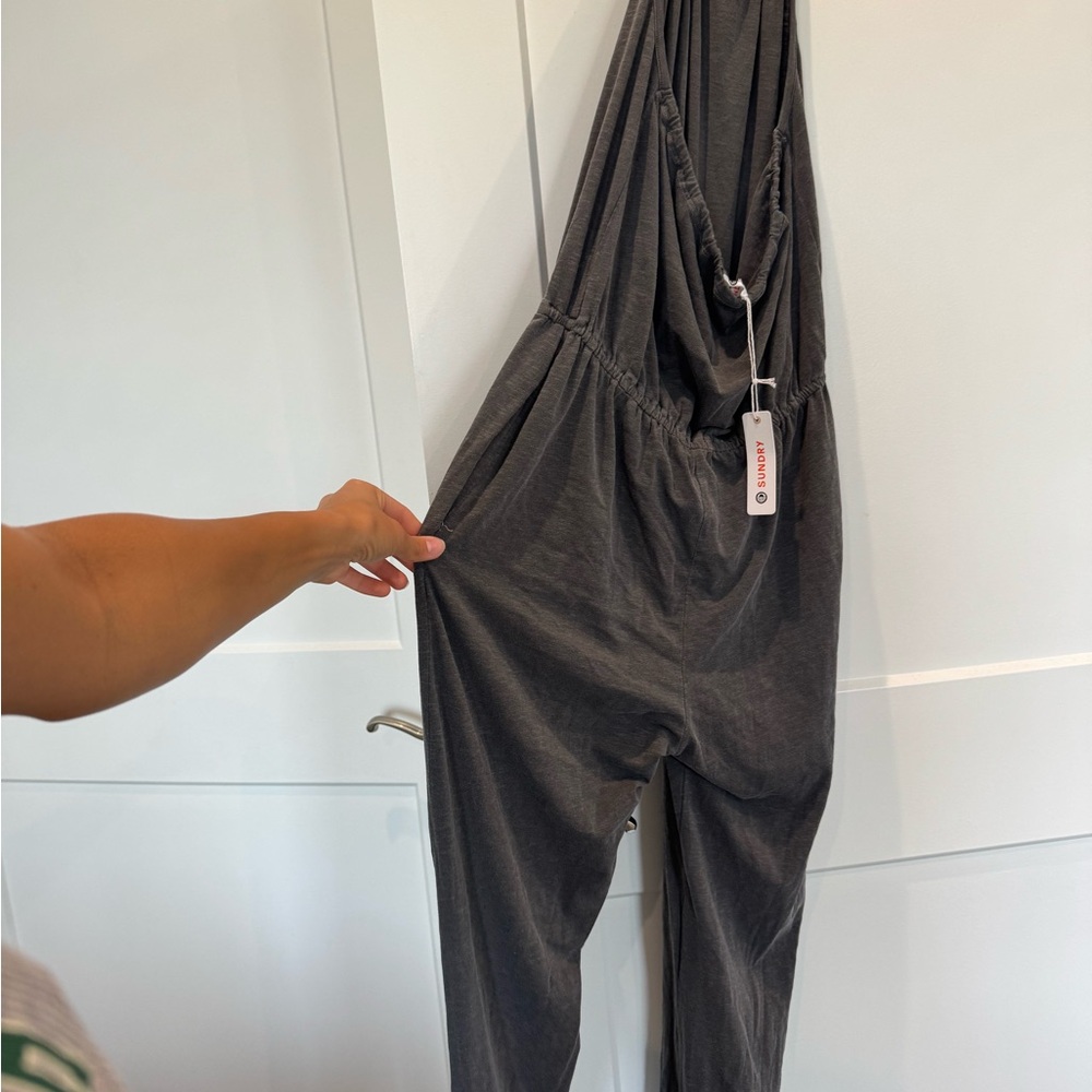 Sundry Charcoal Jumpsuit
